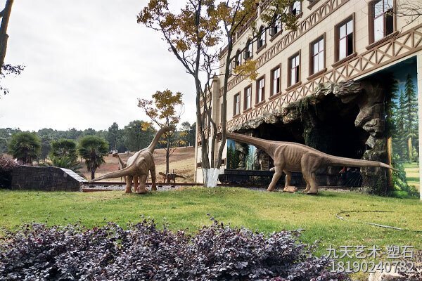 云南昆明水泥假山景觀制作-恐龍隧道入口