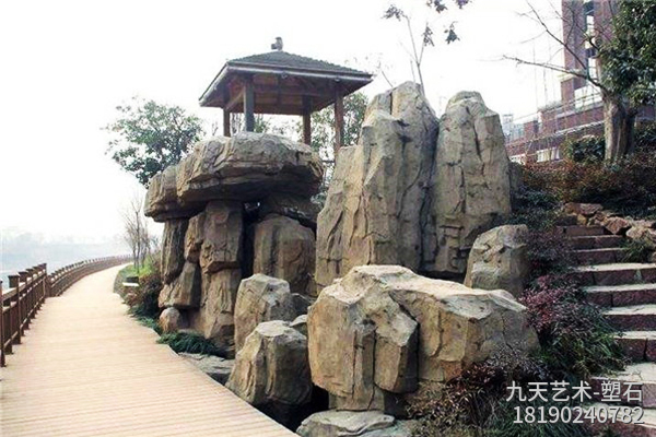 自制庭院假山魚池 自制庭院假山魚池