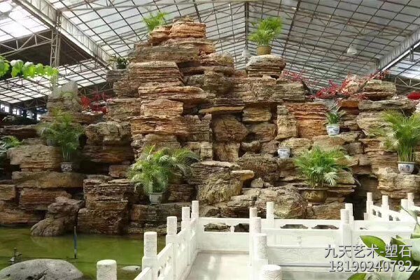 室內(nèi)生態(tài)塑假石山景觀 室內(nèi)生態(tài)塑假石山景觀
