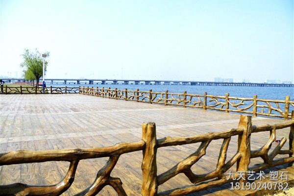 水泥樹藤仿木護欄 水泥樹藤仿木護欄