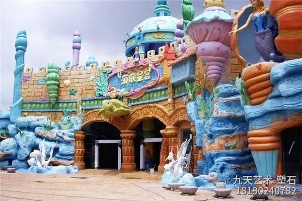 游樂園水泥雕塑景觀大門 游樂園水泥雕塑景觀大門