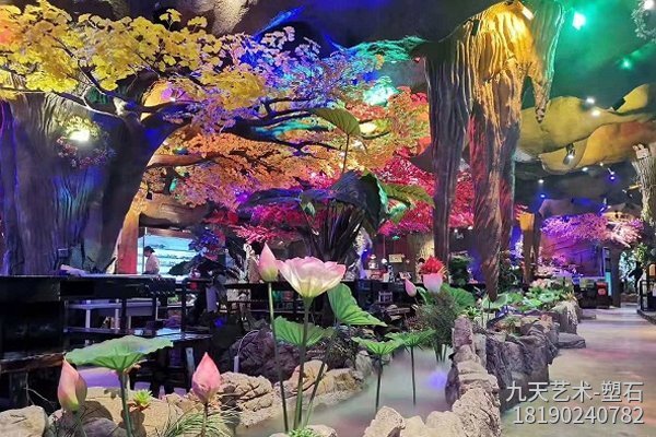 大型餐廳假山溶洞造景 大型餐廳假山溶洞造景